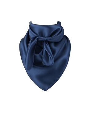 Navy Blue Wild Rag Scarf Large 23x23 Western Accessory